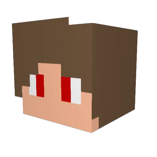 ek456 Minecraft avatar head, 3D render