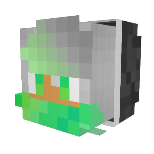 ek711 Minecraft avatar head, 3D render