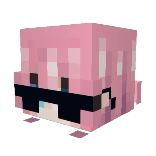 ekat19 Minecraft avatar head, 3D render