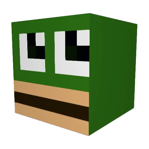 ekdnjs1012 Minecraft avatar head, 3D render