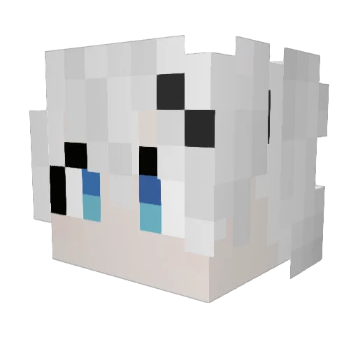 ekids178 Minecraft avatar head, 3D render