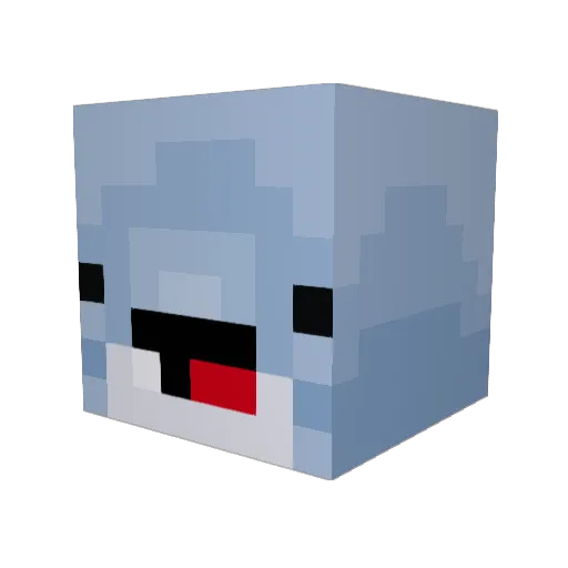 ekikAn Minecraft avatar head, 3D render