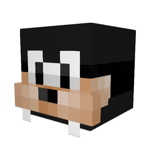 ekitten26 Minecraft avatar head, 3D render