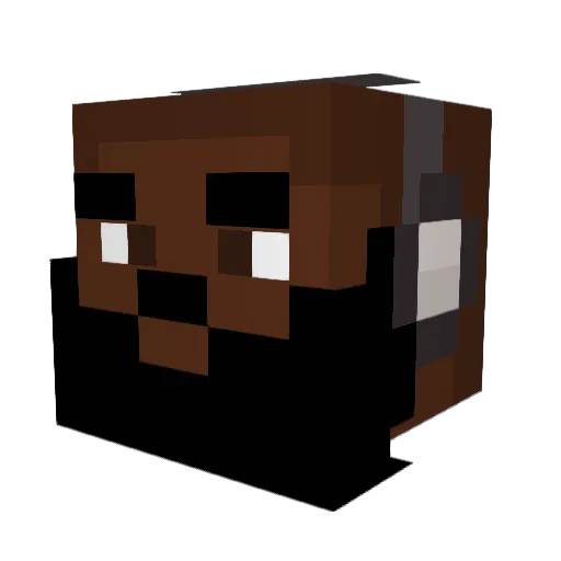 ekku500 Minecraft avatar head, 3D render