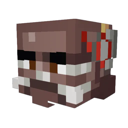 eko_2137 Minecraft avatar head, 3D render