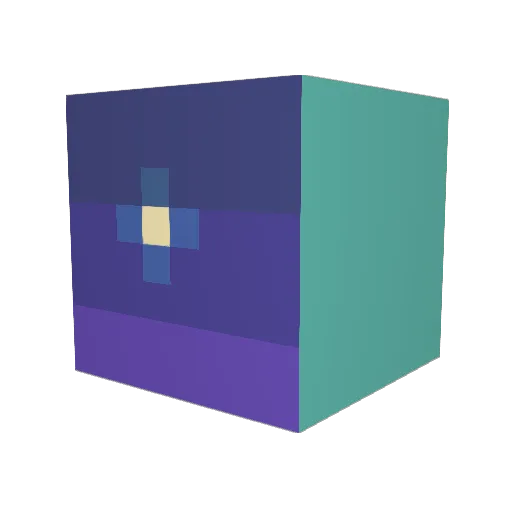 eko_gyo Minecraft avatar head, 3D render