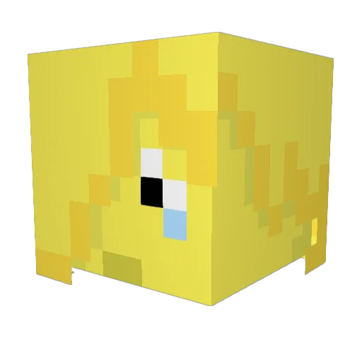 ekostia20 Minecraft avatar head, 3D render