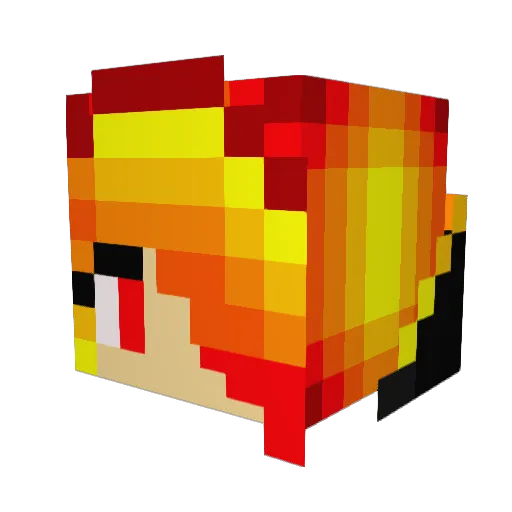 ekpr2003 Minecraft avatar head, 3D render