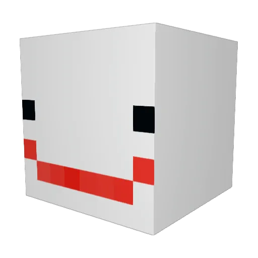 ekslash Minecraft avatar head, 3D render