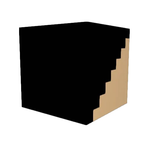 ekstazis Minecraft avatar head, 3D render