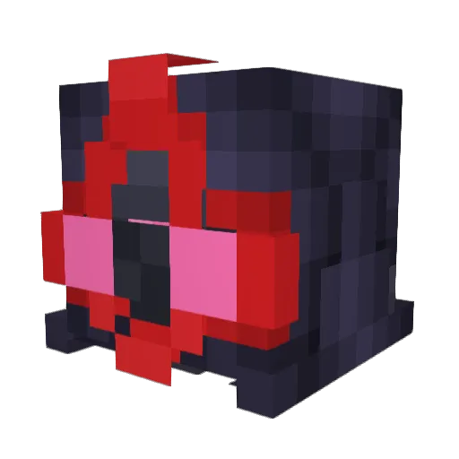 eksuu Minecraft avatar head, 3D render