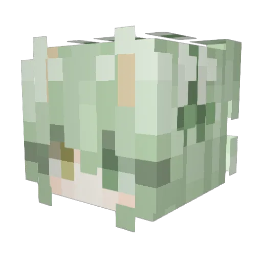 el3ctrogamer Minecraft avatar head, 3D render
