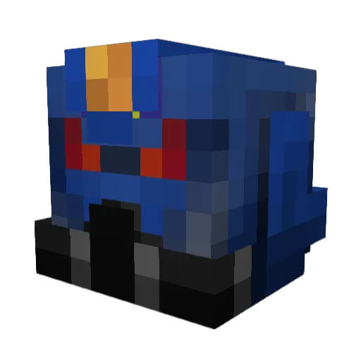 elFranto Minecraft avatar head, 3D render