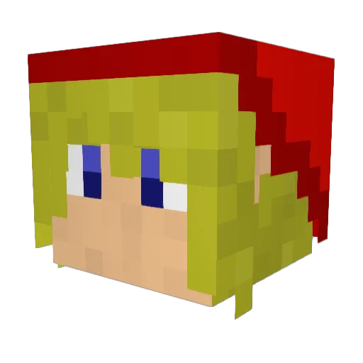 elJacko7 Minecraft avatar head, 3D render