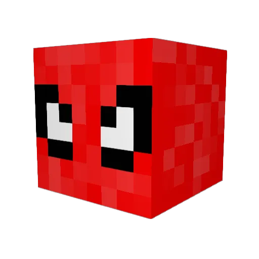 elJesBi Minecraft avatar head, 3D render