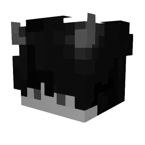 elMaxon69 Minecraft avatar head, 3D render