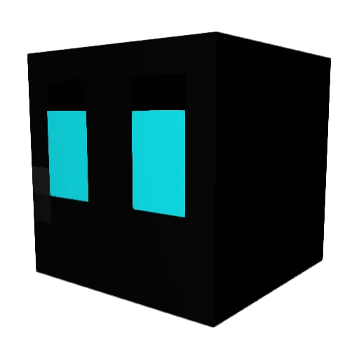 elMuro Minecraft avatar head, 3D render