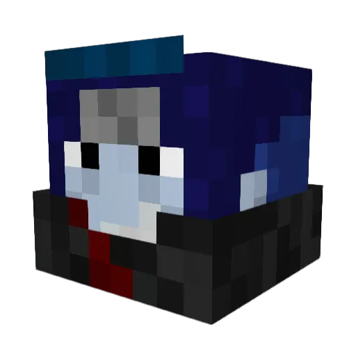 elPresidente007 Minecraft avatar head, 3D render