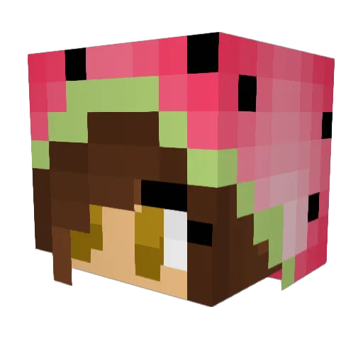 elRosK99 Minecraft avatar head, 3D render