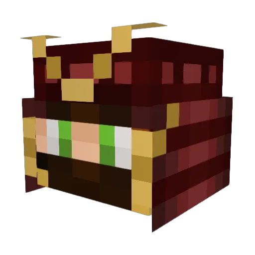elTigre97 Minecraft avatar head, 3D render