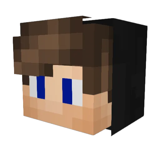 el_Aurelien Minecraft avatar head, 3D render