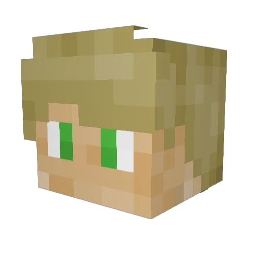 el_JaboToast Minecraft avatar head, 3D render