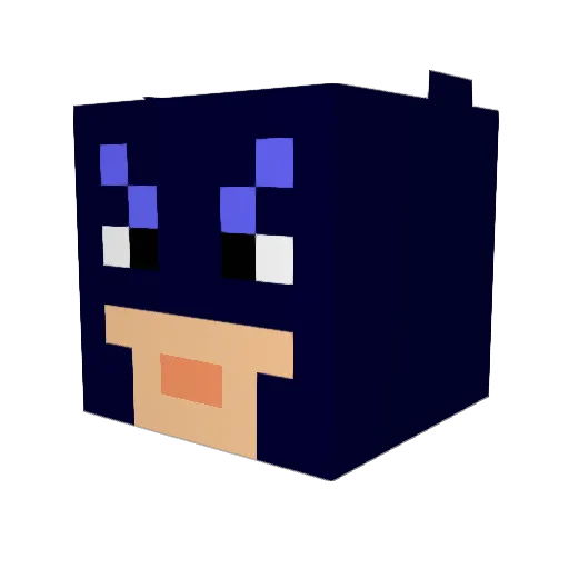 el_caiden Minecraft avatar head, 3D render