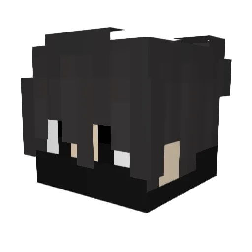 el_cardenal Minecraft avatar head, 3D render
