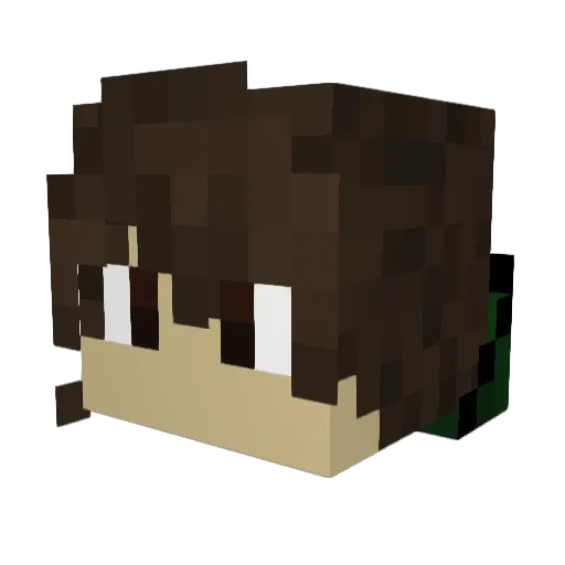 el_chapo42 Minecraft avatar head, 3D render