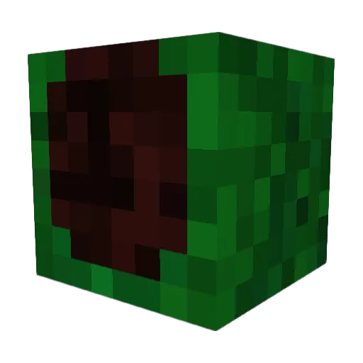 el_delpa Minecraft avatar head, 3D render
