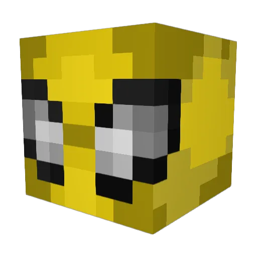 el_drakko Minecraft avatar head, 3D render