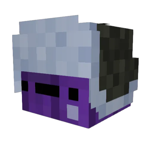 el_masGuapo Minecraft avatar head, 3D render