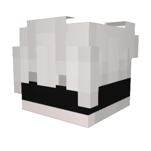 el_mxtt Minecraft avatar head, 3D render