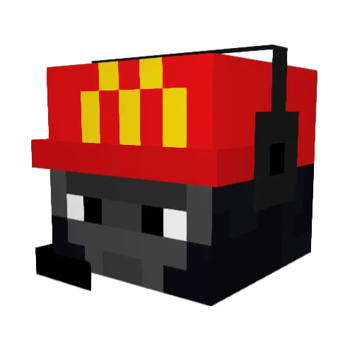 el_pinchazo Minecraft avatar head, 3D render
