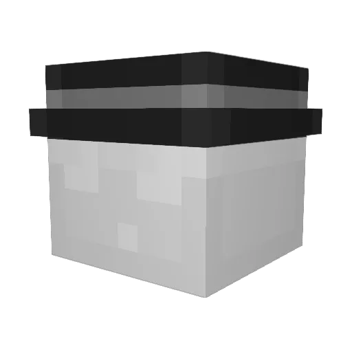 el_pindoll Minecraft avatar head, 3D render
