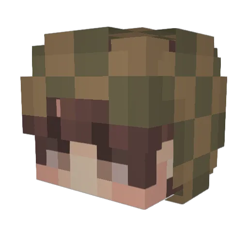 el_promax09 Minecraft avatar head, 3D render
