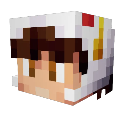 el_sujeto_of Minecraft avatar head, 3D render