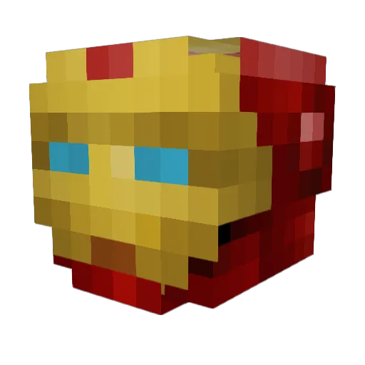 elad4 Minecraft avatar head, 3D render