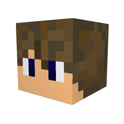 elatedarcher Minecraft avatar head, 3D render