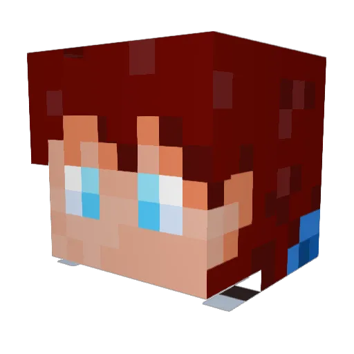 elayardy Minecraft avatar head, 3D render
