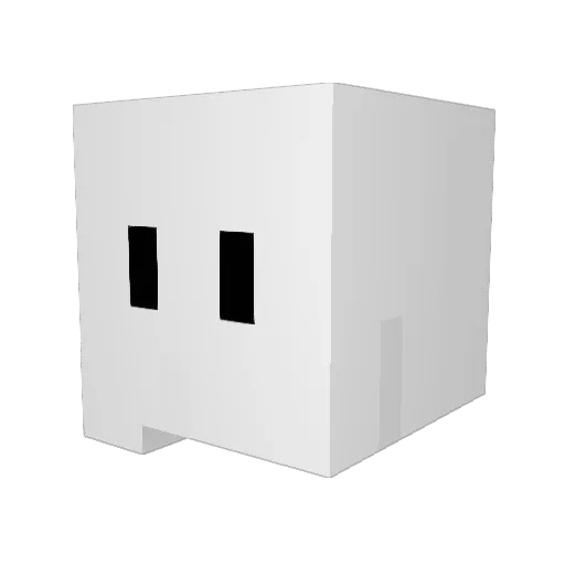 elbakebeano Minecraft avatar head, 3D render