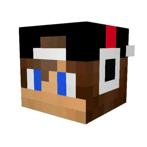 elbayzo1998 Minecraft avatar head, 3D render