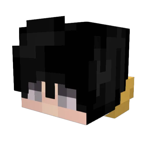 elbee___ Minecraft avatar head, 3D render