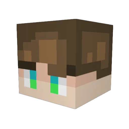 elbejar Minecraft avatar head, 3D render