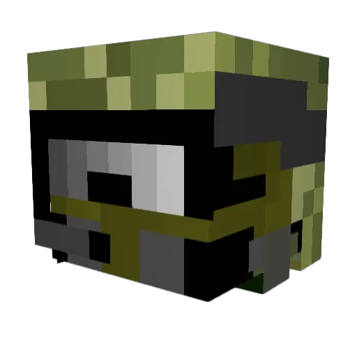 elbenja7 Minecraft avatar head, 3D render