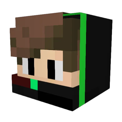 elbongo10 Minecraft avatar head, 3D render