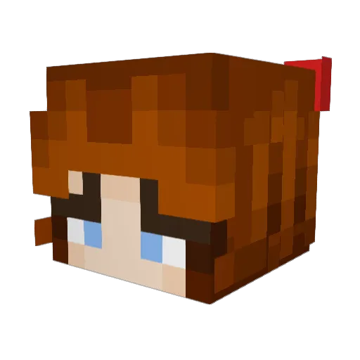 elbossdeorizaba Minecraft avatar head, 3D render