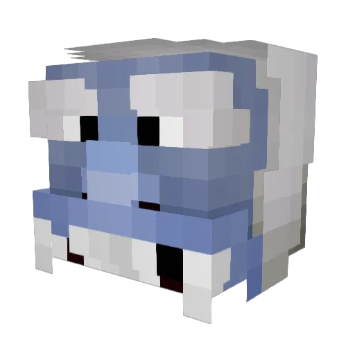 elburn99 Minecraft avatar head, 3D render