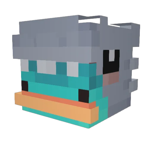 elcacas_77 Minecraft avatar head, 3D render