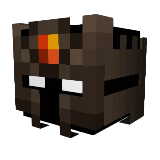 elcocad3 Minecraft avatar head, 3D render